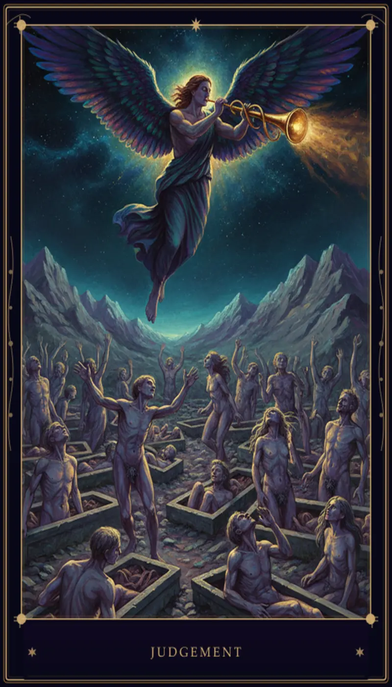 El Juicio en el Tarot: Significado, Interpretación y Guía Completa