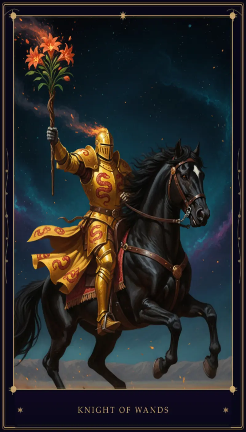 Cavaleiro de Paus no Tarot: Significado, Interpretação e Combinações