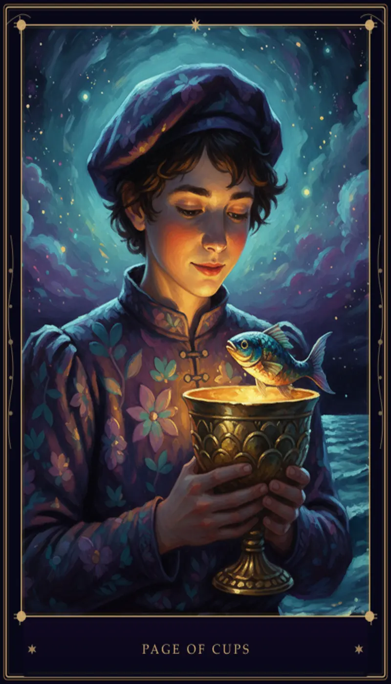 Valete de Copas no Tarot: Significado Completo e Interpretações