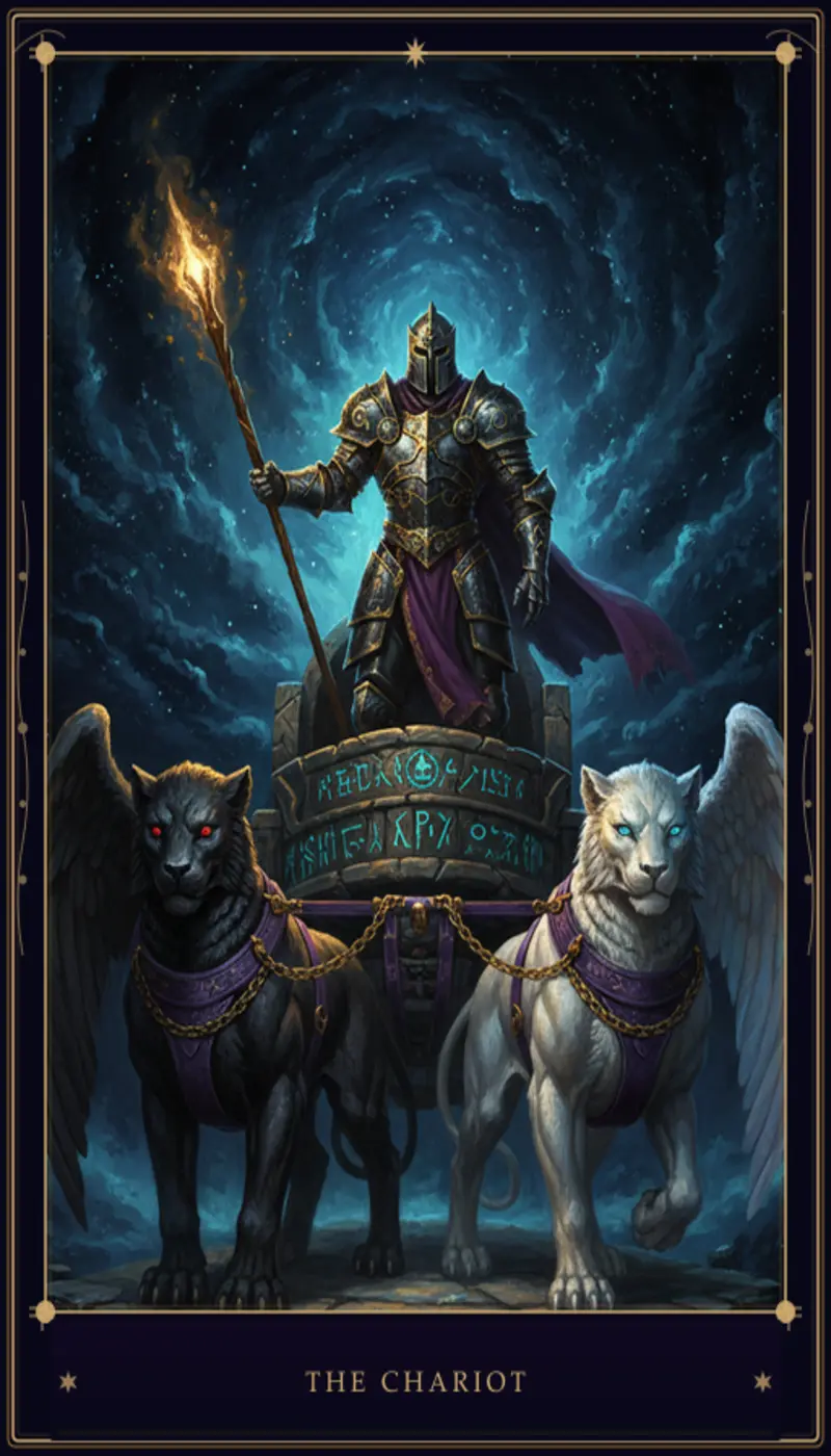 El Carro en el Tarot: Significado, Interpretación y Guía Completa