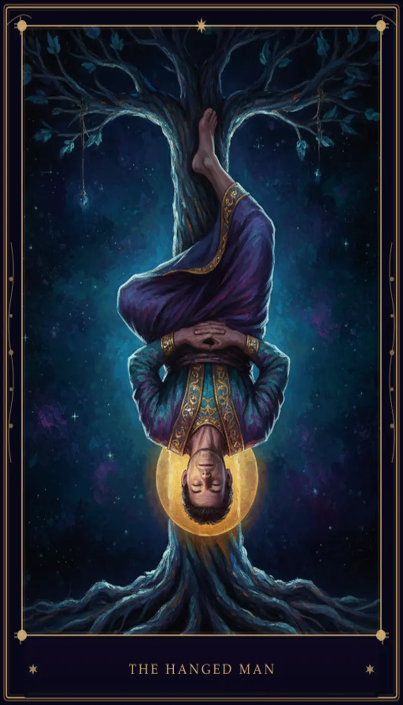 El Colgado en el Tarot: Significado, Interpretación y Guía Completa