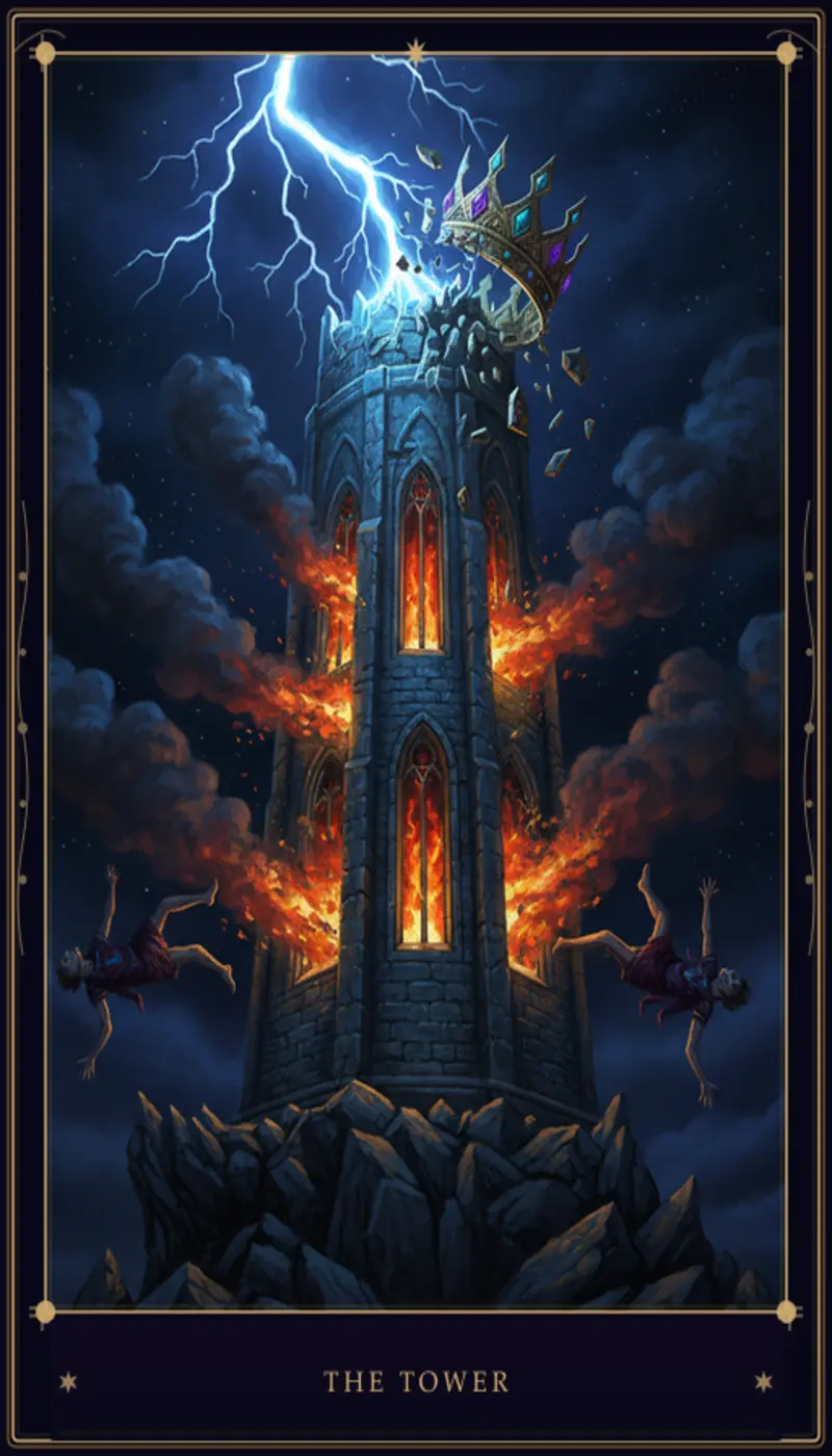 La Torre en el Tarot: Significado, Interpretación y Guía Completa