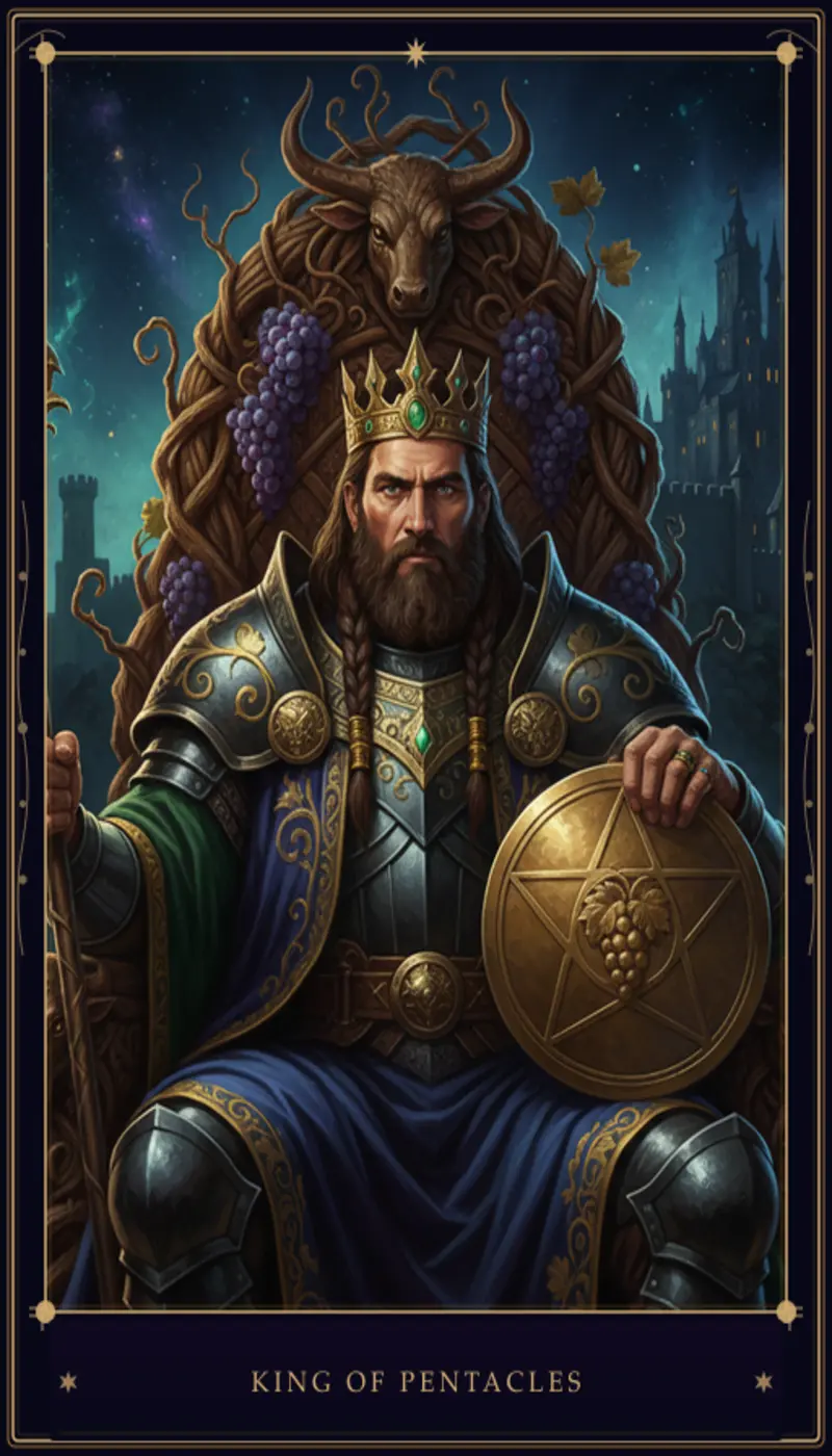 Rey de Oros en el Tarot: Significado, Interpretación y Guía Completa